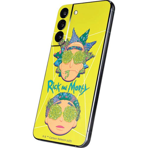 Adult Swim Rick and Morty Rick and Morty Portal Eyes Galaxy S22 Plus Skin